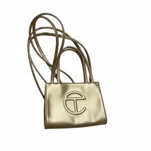 Mini Gold Metallic Telfar Women's Bag